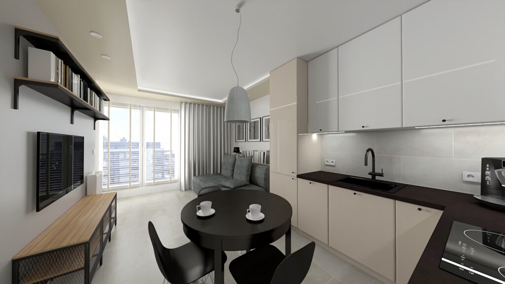 Minimalistyczne wnętrze pod klucz