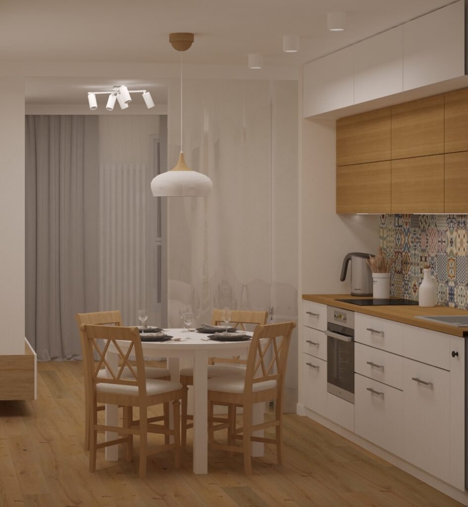 SaniWell inwestycja Barska. Kuchnia pod klucz